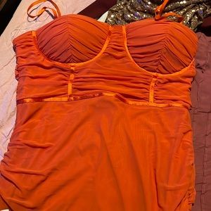 Orange dress